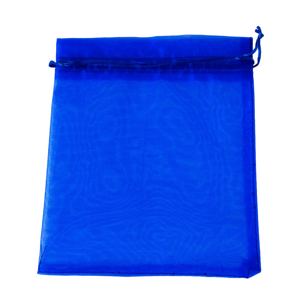 Bolsa Organza 13x18cm 5und Azul