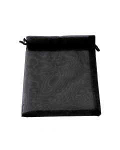 Bolsa Organza 13x18cm 5und Negro