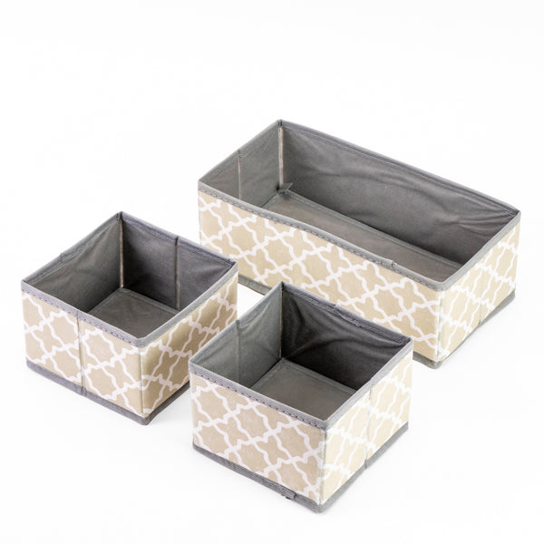 Caja Organizadora Estampado 3pzas Surtido