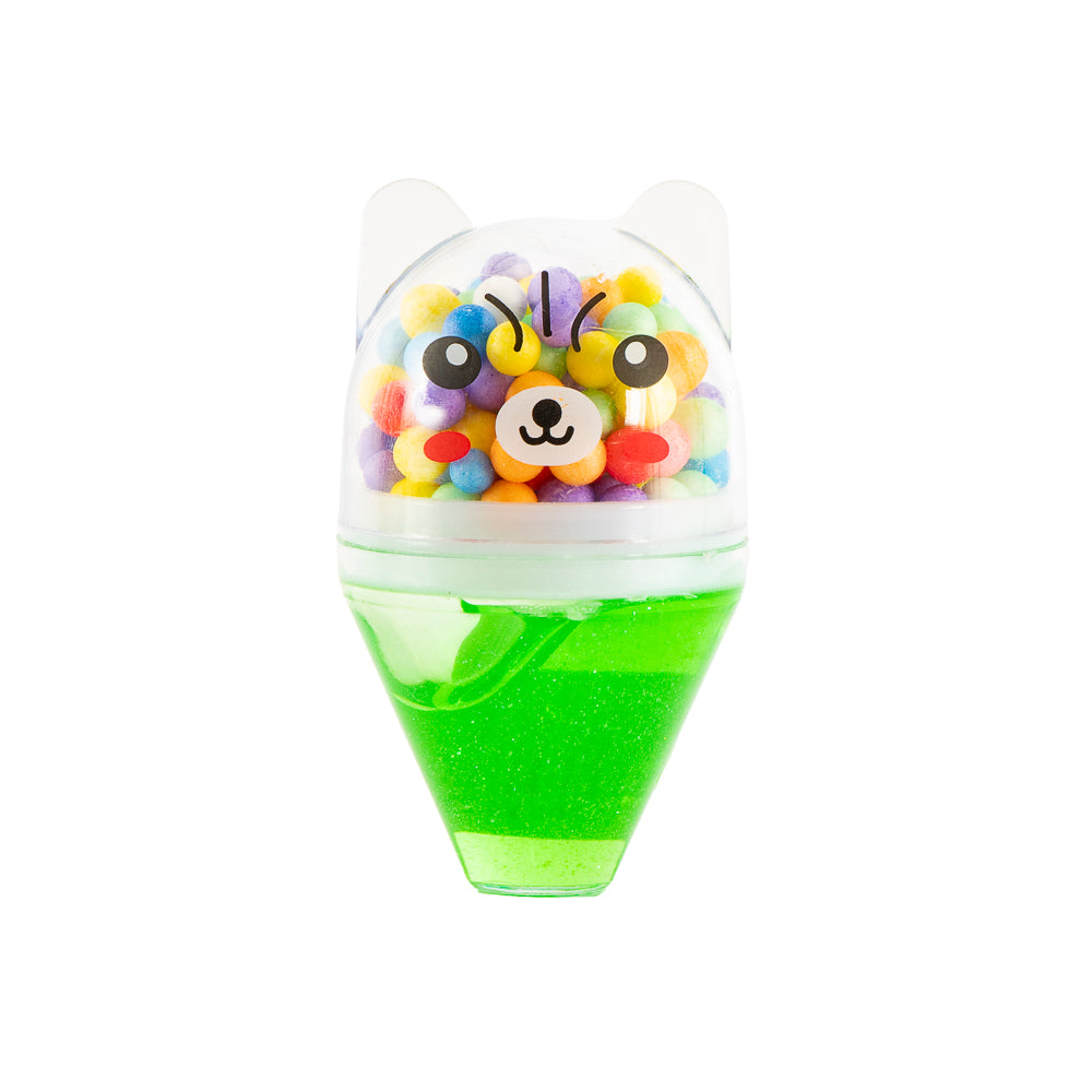 Slime Forma Gato Escarchado 7.5x4cm Surtido