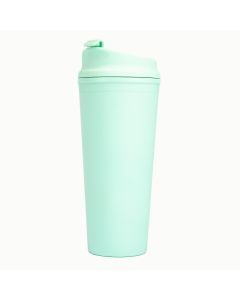 Envase Plastico Liso Con Pajilla Menta