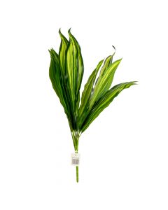 Hoja Artificial Con Relieve Bicolor 40cm