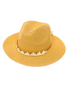 Sombrero Para Dama Con Detalle Tira Textura 33x10cm Surtido