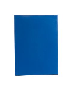 Caja Cartón Lisa Rectangular L Azul