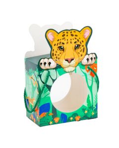 Farol Papel Fauna Costa Rica Jaguar 25x16.5x10cm