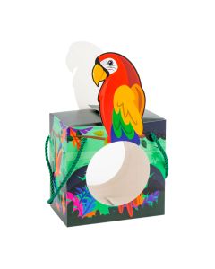 Farol Papel Fauna Costa Rica Lapa Roja 28x16.5x10cm