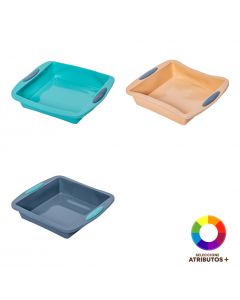 Molde Silicón Cuadrado 25cm