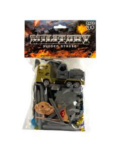 Vehículo Con Accesorios Military +3a