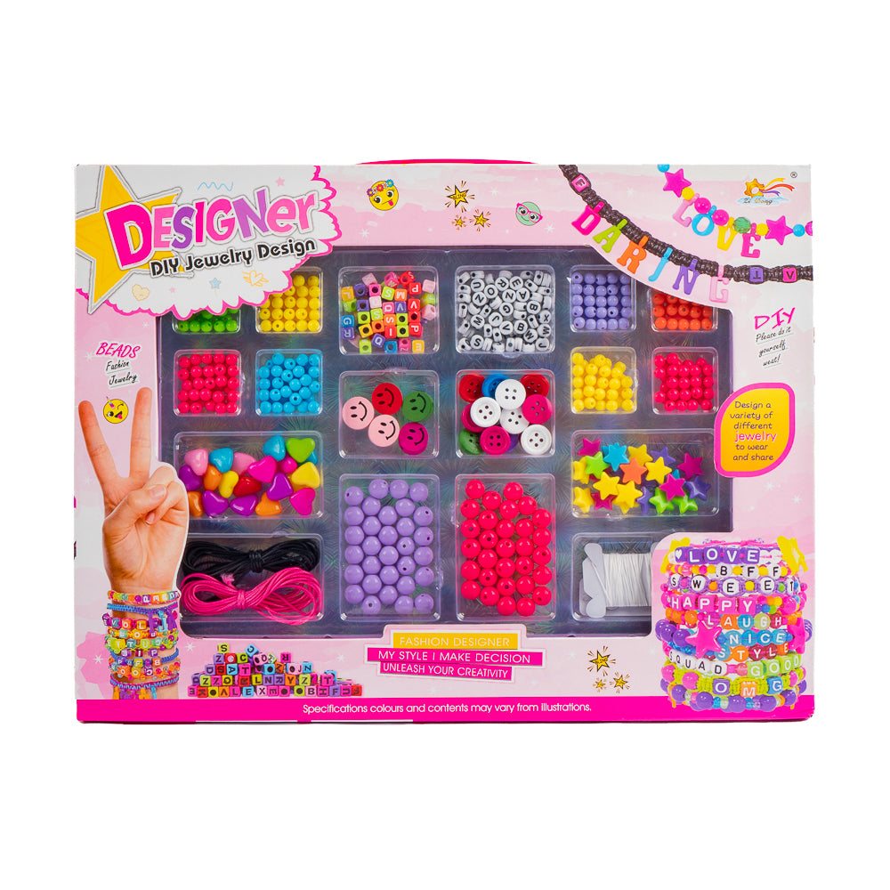 Set Abalorio Fashion Designer Con Accesorios +6a Multicolor