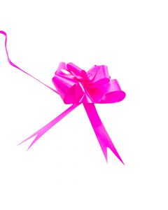 Lazo Liso 22mm 6pzas Fucsia