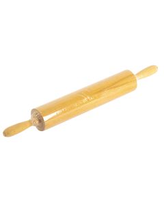 Rodillo Madera Liso 28cm Marrón