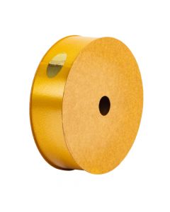 Cinta Plástica Lisa 30mmx50yd Dorado
