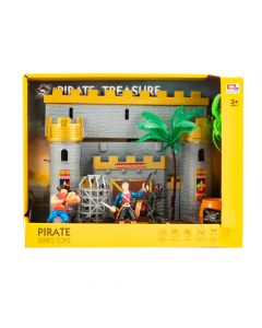 Castillo Plástico Pirata Accesorios Con Sonido+luz +3a