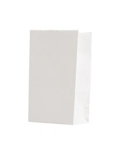 Bolsa Papel Lisa 14x8.8x5.5cm 12und Blanco