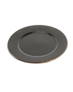 Plato Porcelana Plano Liso 7.75pulg