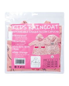 Capa Infantil Cerezas Rosado