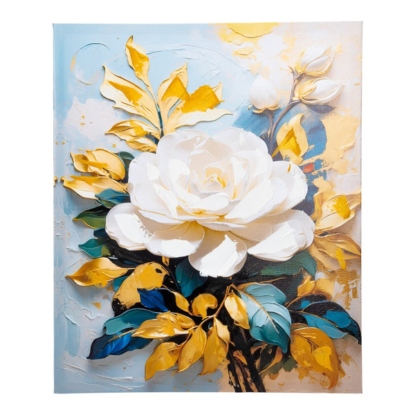 Cuadro Flor Blanca Decorativo