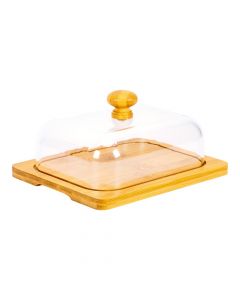 Tabla Bambú Con Tapa Acrílica