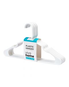 Gancho Plástico Blanco 10 Pcs