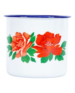 Jarra Metálica Flores 700ml