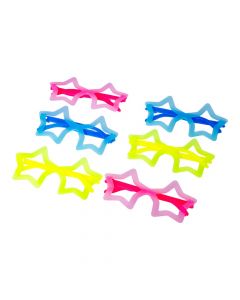 Lentes Estrella Plástico Multicolor