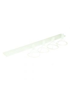 Base Para Globo 12pzas Transparente