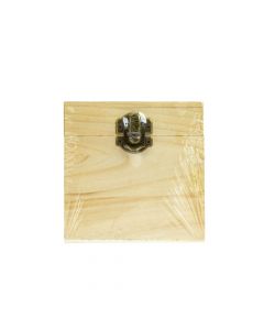 Caja De Madera Cuadrada