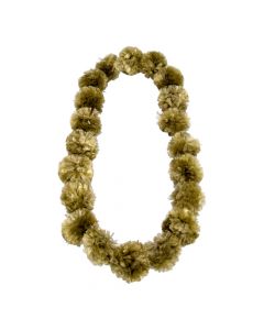 Collar Pompon Dorado
