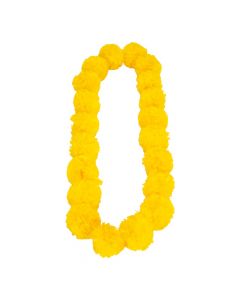 Collar Amarillo Pompom