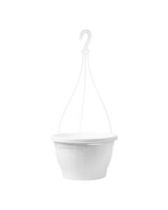 Maceta Colgante Blanca 5.5l