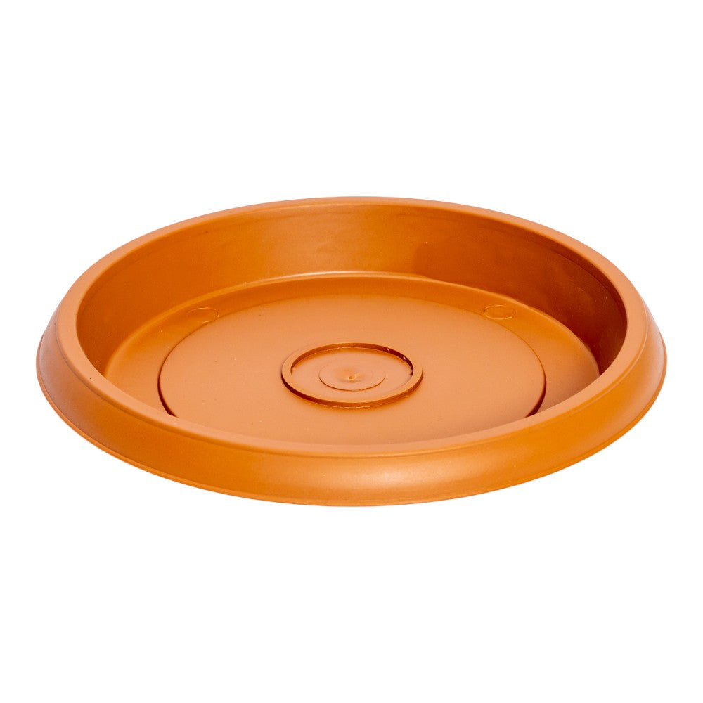 Plato Plástico Liso #5 Terracota