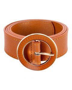 Faja Para Dama Hebilla Circular Con Relieve