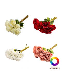 Ramo Rosas Artificiales Surtido