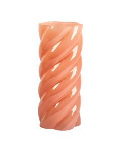 Jarrón Vidrio Rosado 30cm