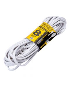 Extensión Eléctrica 8m Blanco