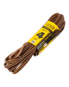 Extensión Eléctrica 4m Marrón