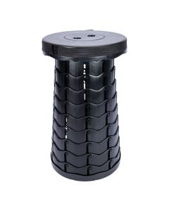 Banco Plegable Portátil 24cm Negro