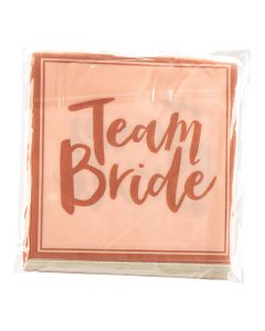 Servilletas Team Bride 20und