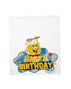 Topper Bob Esponja Cumpleaños