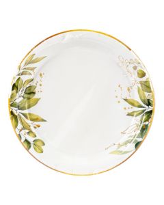 Platos Cartón Diseño Hojas