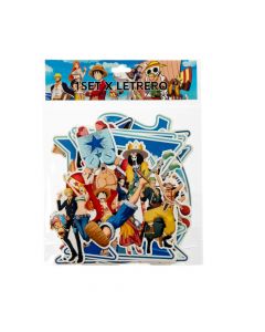 Letrero One Piece Cumpleaños