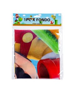 Fondo Mario Bros Multicolor