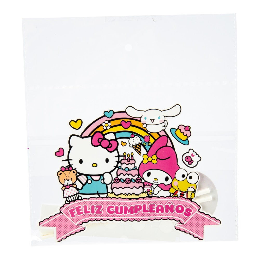 Topper Hello Kitty Cumpleaños