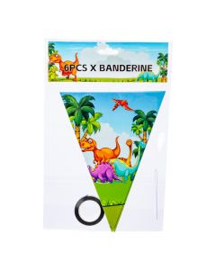 Banderines Estampado Dinosaurios