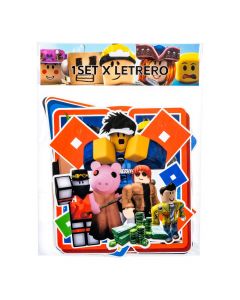 Decoración Roblox Cumpleaños