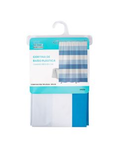 Cortina Baño Peva Celeste