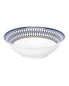 Bowl Cerámica Blanco Y Azul
