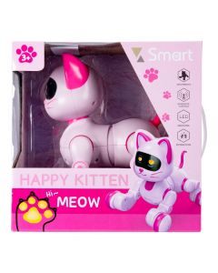 Gato Robot Happy Kitten Rosado