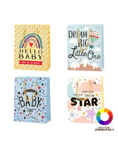 Bolsa Papel Pequeña Estampada