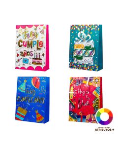 Bolsa Papel Frases Grande